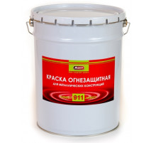 Краска огнезащитная по металлу на основе органического растворителя АКВЕСТ-911P белый матовый 25 кг.