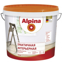 Краска практичная интерьерная Alpina для стен и потолков (RENOVA) 5 л.