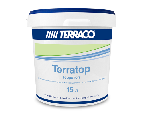 Краска премиальная акриловая Terratop для внутренних работ 3,5 л. Terraco