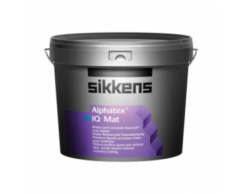 Краска SI ALPHATEX IQ матовая с повышенной износостойкостью база BS M15 ( 4,8л) Sikkens