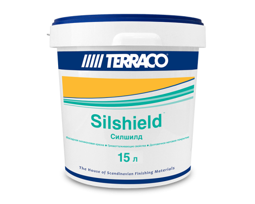Краска силиконовая Silshied для фасадных работ 8 л. Terraco