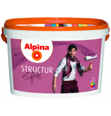 Краска структурная для интерьеров Alpina Structur Effekt 10 л.