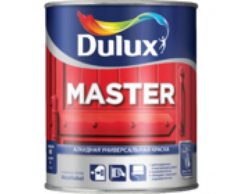 Краска универсальная алкидная Dulux Master М90 глянцевая база BW 2,5 л.