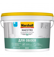 Краска в/э  MAESTRO "Интерьерная Классика" белая матовая (2,5л) Маршалл