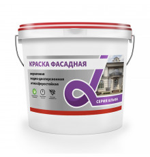 Краска водно-дисперсионная фасадная Alfavit серия Альфа белая 40 кг.
