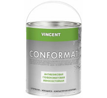 Краска водно-дисперсионная интерьерная антибликовая Vincent Conformat база С, глубокоматовая 0,7 л