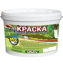 Краска водно-дисперсионная МК для защиты деревьев 20 кг