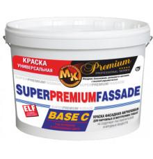 Краска водоэмульсионная фасадная База С «Super Premium Fassade» Мастер Класс 10 л