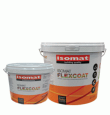 Краска высокоэффективная эластичная гидроизоляционная Flexcoat белая 3 л. Isomat