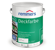 Краска высокоэластичная акриловая премиум-класса Remmers Deckfarbe шелковисто-матовая База В 4,8 л.