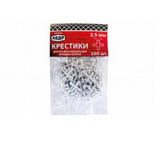 Крестики для плитки 2,5 мм Х 100 шт. (1/150) "КЕДР" 138-0004
