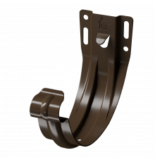 Кронштейн карнизный Docke STAL PREMIUM 125/90 Каштан RAL 8017