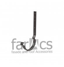 Кронштейн желоба FarAcs СТАЛЬ 125/90 (Полиэстер-RAL 8017)  