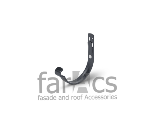 Кронштейн желоба короткий FarAcs СТАЛЬ PREMIUM 125/90 (PLU-RAL 7024)