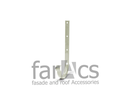 Кронштейн желоба металлический усиленный для ПВХ FarAcs PREMIUM 152/100 Белый