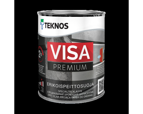 Кроющий антисептик VISA PREMIUM база PM1 1/0.9л Teknos