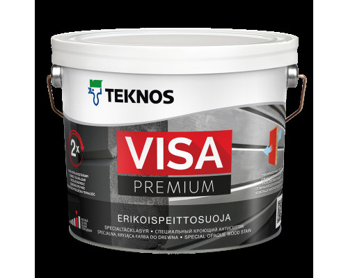 Кроющий антисептик VISA PREMIUM база PM3 3/2.7 л. Teknos