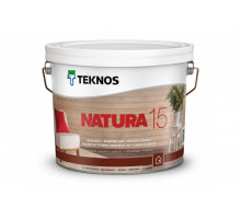 Лак акриловый Текнос Натура-15 / Teknos Natura-15 полуматовый 2.7 л.