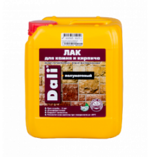 Лак для камня и кирпича акрил-силиконовый полуматовый 5л., Dali