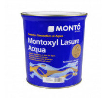 Лак для защиты древесины MONTOXYL LASURE ACQUA прозрачный матовый 4 л. Monto
