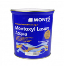 Лак для защиты древесины MONTOXYL LASURE ACQUA прозрачный матовый 4 л. Monto