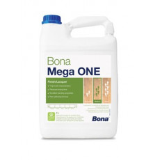 Лак двухкомпонентный воднодисперсионный полиуретановый Bona Mega ONE экстраматовый 5 л.