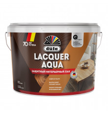 Лак интерьерный Dufa Lacquer Aqua полуглянцевый 9 л.