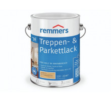 Лак паркетный однокомпонентный водный Remmers Treppen Parkettlack /50 шелковисто глянцевый 0,75 л.