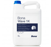 Лак воднодисперсионный полиуретано-акриловый Bona Wave 1K полуматовый 5 л.