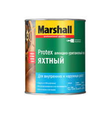 Лак яхтный алкидно-уретановый Marshall Protex глянцевый 9 л.