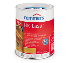 Лазурь 3в1 защитная для древесины Remmers HK-Lasur дуб светлый 5 л.