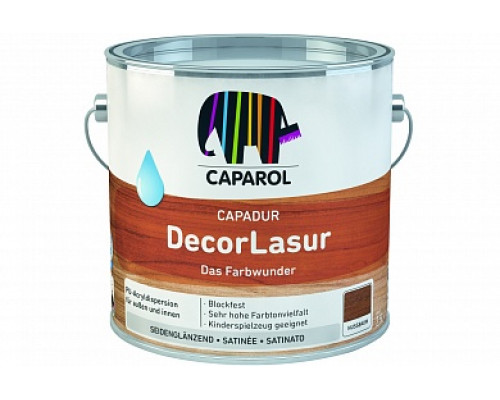 Лазурь для дерева Capadur DecorLasur бесцветная 2,5 л. "Caparol"