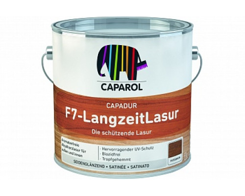 Лазурь для древесины Capadur F7-LangzeitLazur бесцветная 5л. "Caparol"