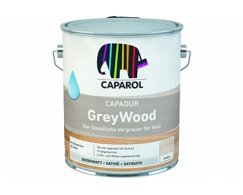 Лазурь для наружных деревянных поверхностей Capadur Greywood серая 0,75 л. Caparol