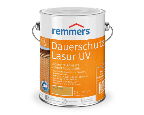 Лазурь с повышенной УФ-защитой на основе растворителя Remmers Dauerschutz-Lasur UV бесцветная 5 л.