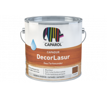 Лазурь водоразбавляемая для древесины Capadur DecorLasur белая 5 л. Caparol