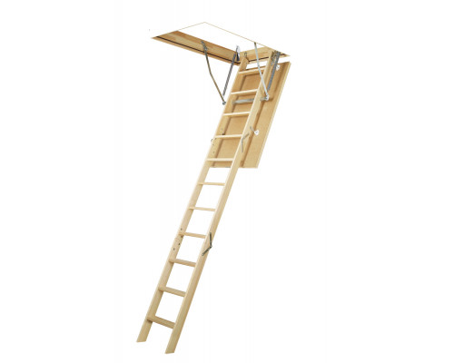 Лестница чердачная деревянная Fakro LWS 60 x 140 x 305 см.