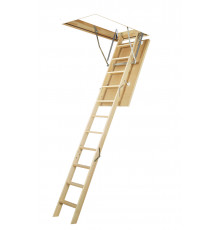 Лестница чердачная деревянная Fakro LWS 70 x 120 x 280 см.