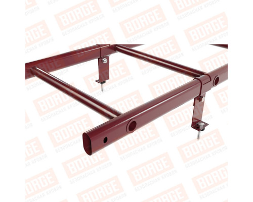 Лестница кровельная Borge New Line RAL 3005 Красное вино 2700 мм.