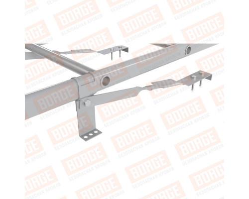 Лестница кровельная для черепичной кровли Borge RAL 7004 Сигнально-серый 1800 мм.