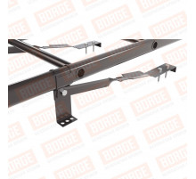 Лестница кровельная для черепичной кровли Borge RAL 8019 matt Серо-коричневый матовый 2700 мм.