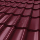 Лист композитной черепицы CM Roof Bond цвет black / черный 370 х 1290 мм.