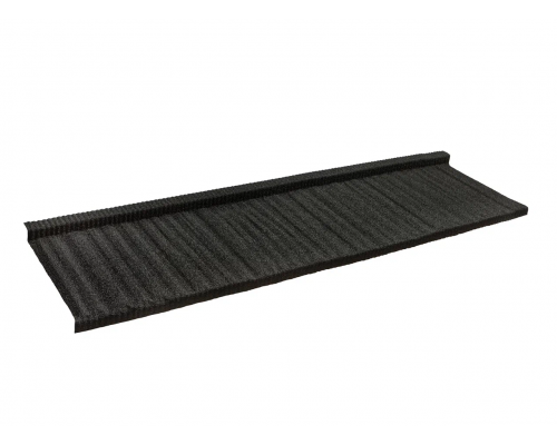 Лист композитной черепицы CM Roof Shake black / черный 370 х 1285 мм.