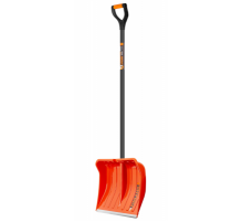 Лопата снеговая Finland Orange 1731 с деревянным черенком 550 х 385 х 1500 мм.