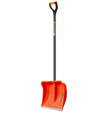 Лопата снеговая Finland Orange 1731 с деревянным черенком 550 х 385 х 1500 мм.