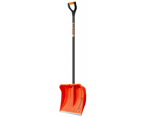 Лопата снеговая Finland Orange 1731 с деревянным черенком 550 х 385 х 1500 мм.