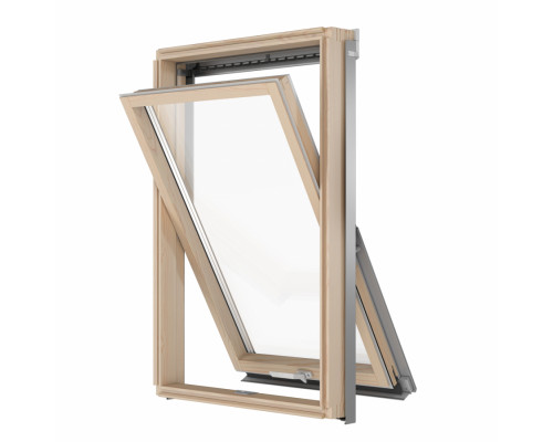 Мансардное окно двухкамерное Rooflite+ AAY B1500 / 55 х 98 см.