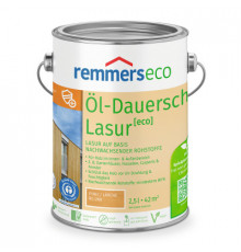 Масло-лазурь для древесины на основе натуральных масел Remmers DAUERSCHUTZ-OL ECO бесцветное 2,5 л.