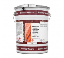 Масло паркетное с твердым воском Hardwax Parquet Oil 1030 глубокоматовое 5 л. Borma Wachs