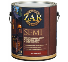Масло по дереву для наружных работ Semi-Transparant Deck & Siding Exterior Stain полупрозрачная 3,78 л. Zar